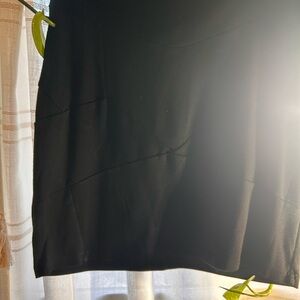 Divided Black Mini Skirt